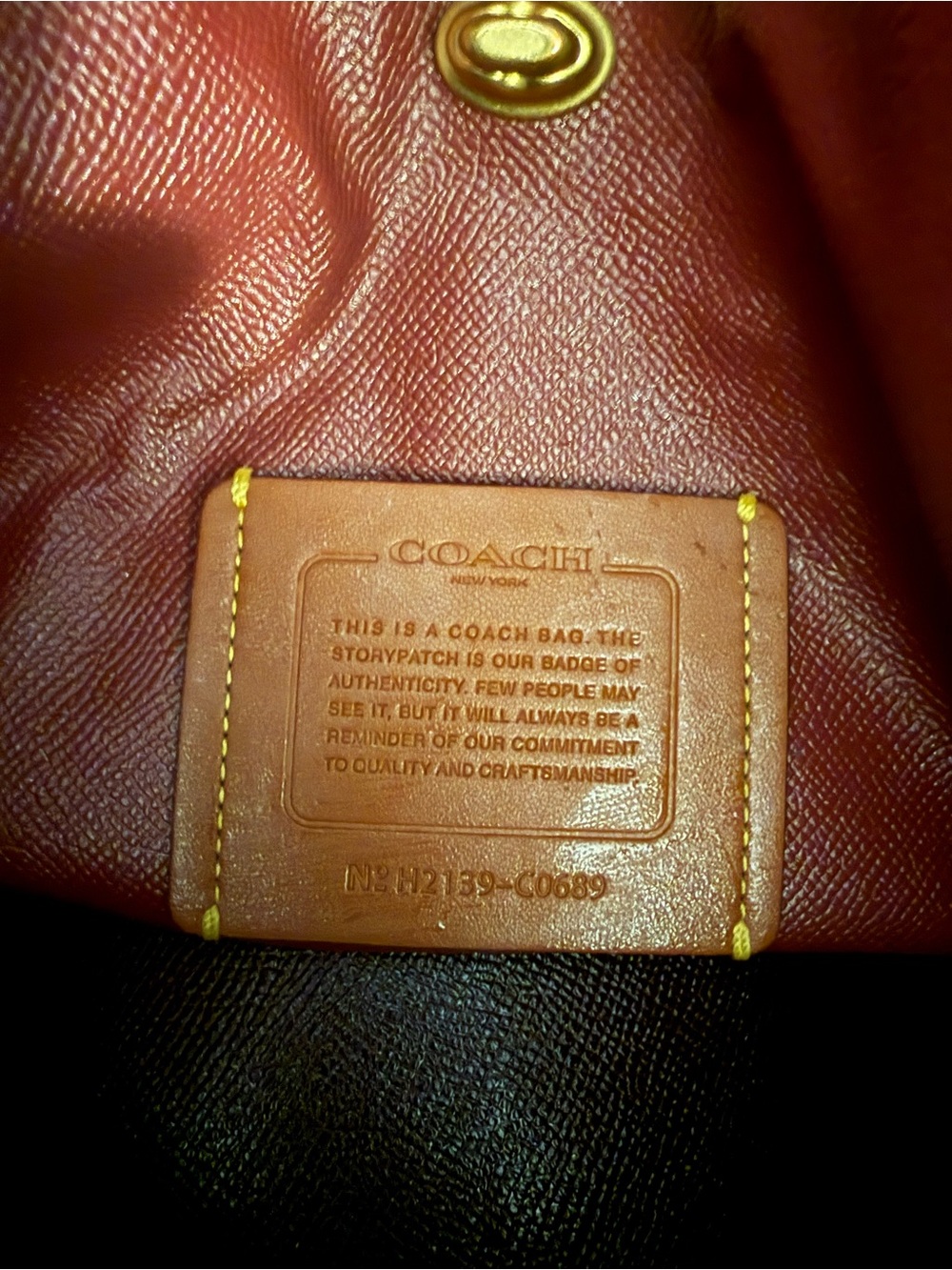Large Coach Willow Tote - Picture 3 of 12